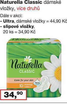 Barvy a laky drogerie Naturella classic dámské vložky, více druhů nabídka