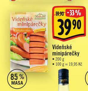 Albert Vídeňské minipárečky nabídka