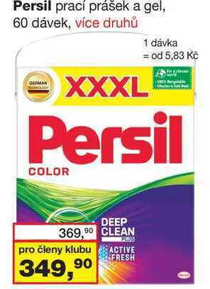 Barvy a laky drogerie Persil prací prášek a gel, 60 dávek nabídka