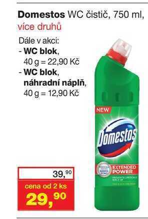 Barvy a laky drogerie Domestos wc čistič, 750 ml nabídka