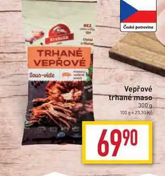 Billa Vepřové trhané mase 300 g nabídka