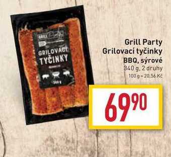 Billa Grill party grilovací tyčinky bbq 340 g nabídka