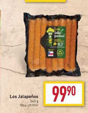 Billa Los jalapeňos 340 g nabídka