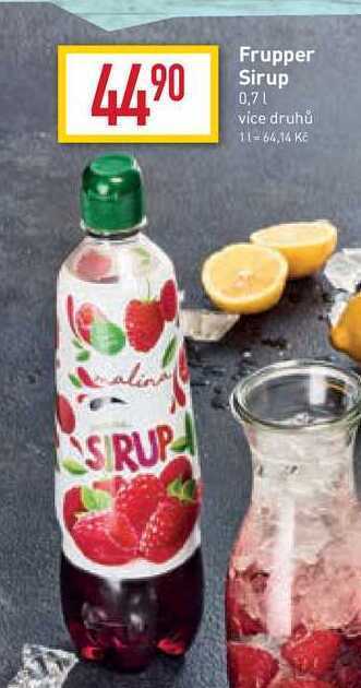 Billa Frupper sirup 0,7l nabídka