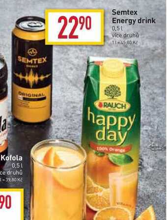 Billa Semtex energy drink 0,5l nabídka