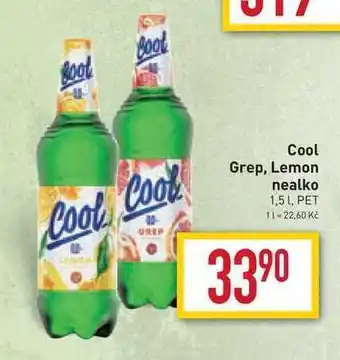 Billa Cool grep nealko 1,5 l, pet nabídka