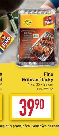 Billa Fino grilovací tácky 4 ks nabídka