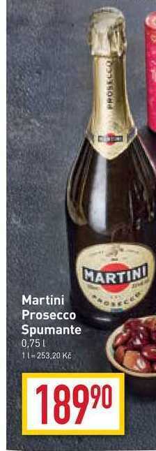 Billa Martini prosecco spumante 0,75l nabídka