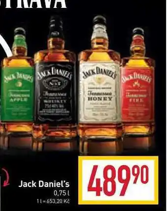 Billa Jack daniel's 0,75l nabídka