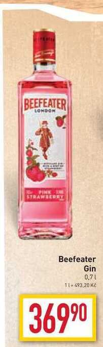 Billa Beefeater gin 0,7l nabídka