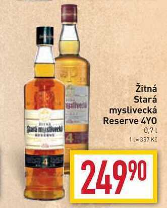 Billa Žitná stará myslivecká reserve 4yo 0,7l nabídka