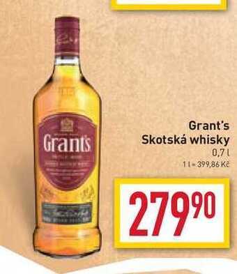 Billa Grant's skotská whisky 0,7l nabídka