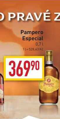 Billa Pampero especial 0,7l nabídka