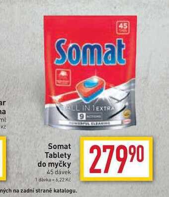 Billa Somat tablety do myčky 45 dávek nabídka