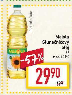 Billa Majola slunečnicový olej 1l nabídka