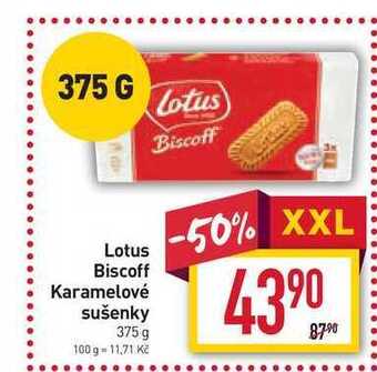 Billa Lotus biscoff karamelové sušenky 375 g nabídka