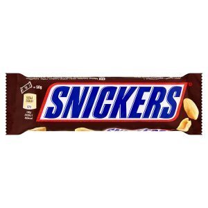 Billa Snickers čokoládová tyčinka plněná nugátem, karamelem a praženými arašídy 50g nabídka