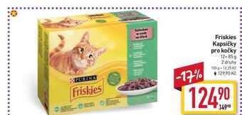 Billa Friskies kapsičky pro kočky 12x 85 g nabídka