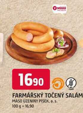 Trefa Farmářský točený salám 100 g nabídka