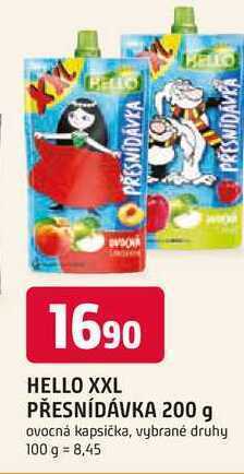 Trefa Hello xxl přesnídávka 200 g nabídka