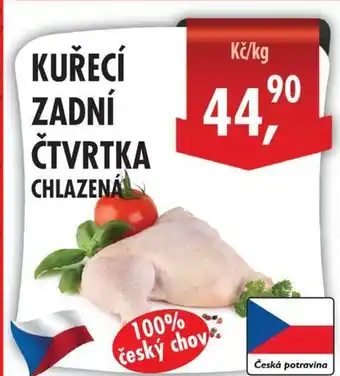 RABBIT řeznictví Kuřecí zadní čtvrtka 1kg nabídka