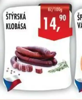 RABBIT řeznictví Štýrská klobása 100g nabídka