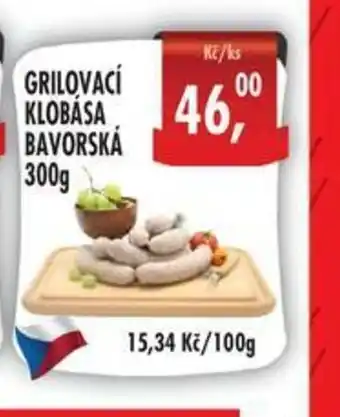 RABBIT řeznictví Grilovací klobása bavorská 300g nabídka
