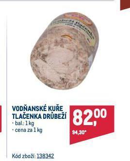 Makro Tlačenka drůbeží nabídka