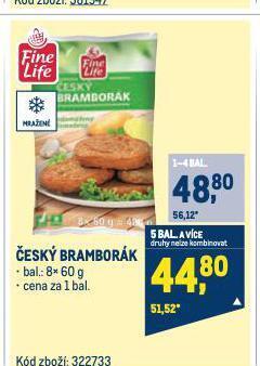 Makro Český bramborák nabídka