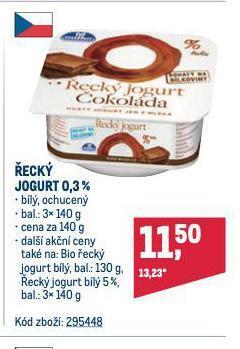 Makro Řecký jogurt nabídka