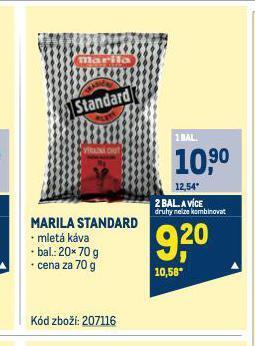 Makro Káva marila nabídka