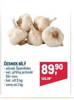 Makro Česnek bílý nabídka