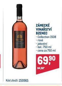 Makro Zámecké vinařství bzenec nabídka