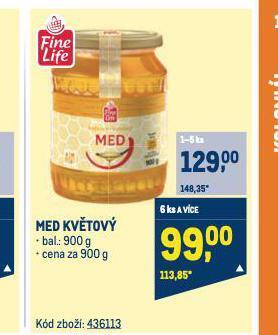 Makro Med květový nabídka