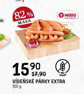 Terno Vídeňské párky extra nabídka
