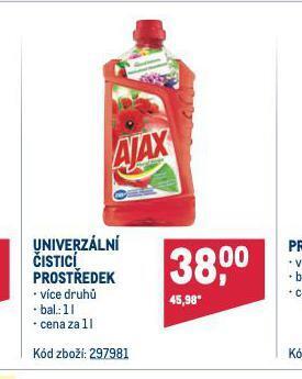 Makro Ajax univerzální čistič nabídka
