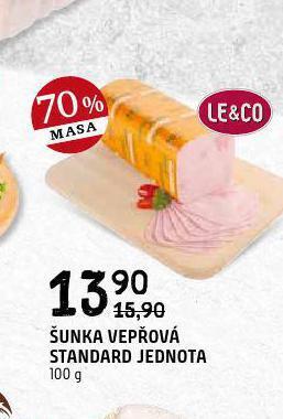 Terno Šunka vepřová standard jednota nabídka