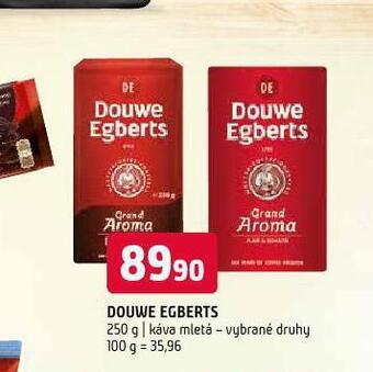 Terno Douwe egberts mletá káva nabídka