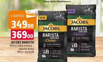 Terno Jacobs barista káva zrnková nabídka