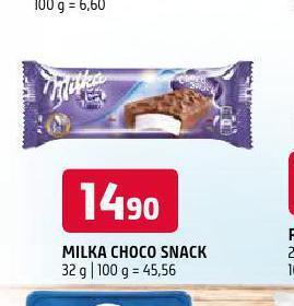 Terno Milka choco snack nabídka