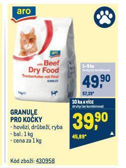 Makro Granule pro kočky nabídka