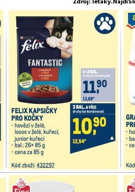 Makro Felix kapsičky pro kočky nabídka