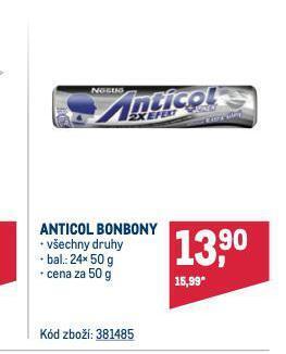 Makro Anticol bonbony nabídka