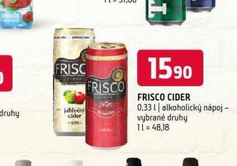 Terno Frisco cider nabídka