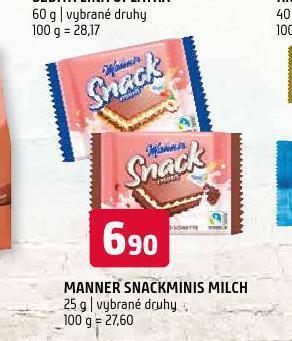 Terno Manner snackminis milch nabídka