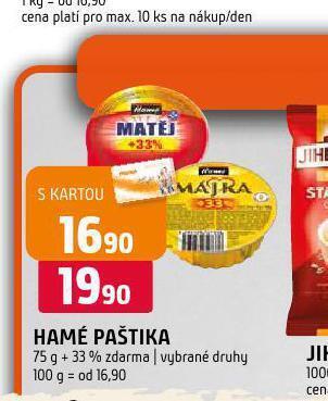 Terno Hamé paštika nabídka