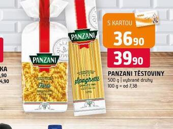 Terno Panzani těstoviny nabídka