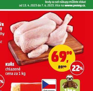 Penny Market Kuře nabídka