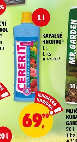 Penny Market Kapalné hnojivo nabídka