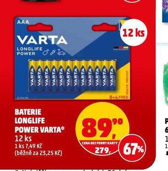 Penny Market Varta baterie nabídka